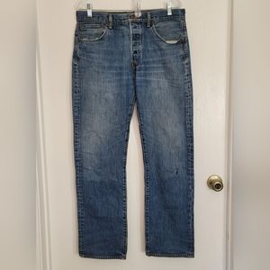 Levi Strauss 501  Denim Jeans Size 34x32 5 Button Fly